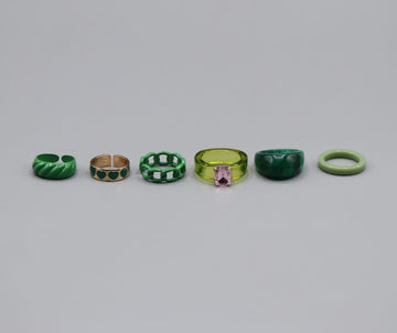 Set Of Enamel Ring